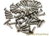 50 STRATOCASTER PICKGUARD SCREWS CHROME